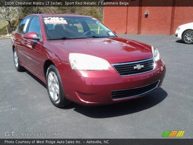 2006 Chevrolet Malibu LT Sedan in Sport Red Metallic