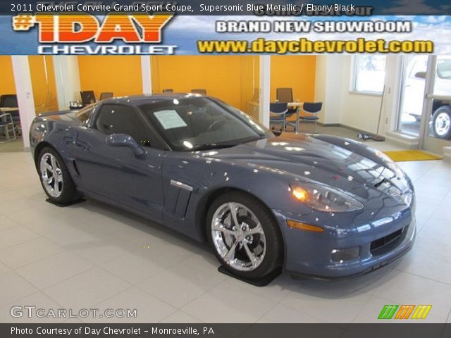 2011 Chevrolet Corvette Grand Sport Coupe in Supersonic Blue Metallic