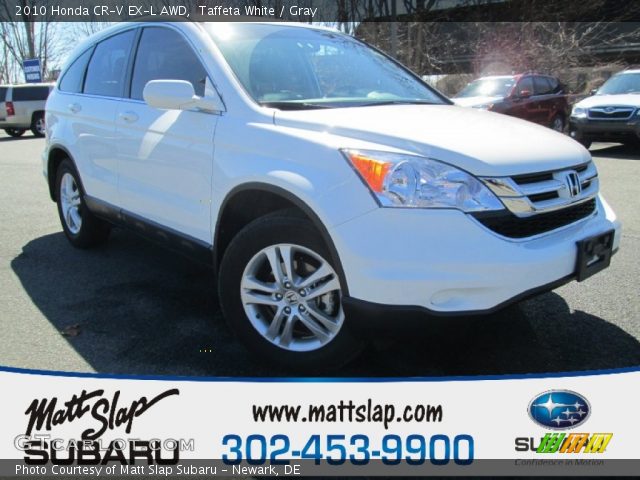 2010 Honda CR-V EX-L AWD in Taffeta White