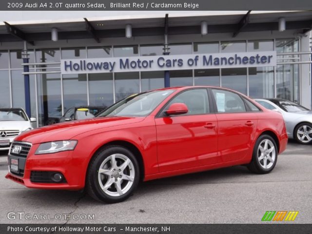 2009 Audi A4 2.0T quattro Sedan in Brilliant Red
