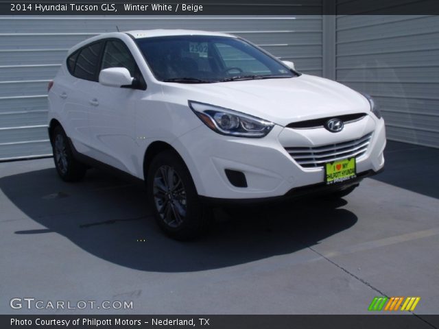 2014 Hyundai Tucson GLS in Winter White