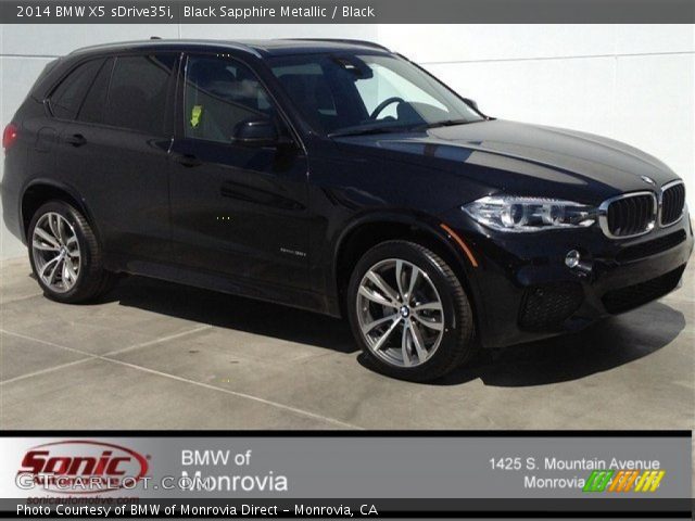 2014 BMW X5 sDrive35i in Black Sapphire Metallic