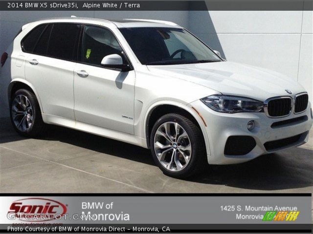 2014 BMW X5 sDrive35i in Alpine White