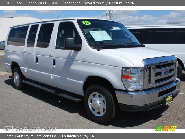 2012 Ford E Series Van E350 XLT Passenger in Oxford White