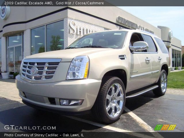 2009 Cadillac Escalade AWD in Gold Mist