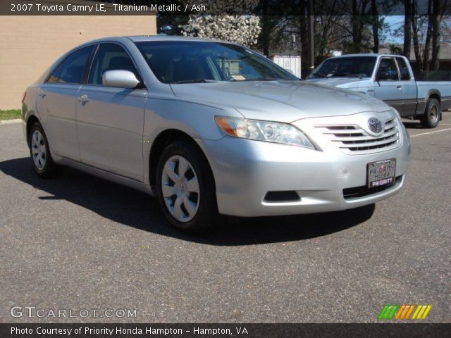 2007 Toyota Camry LE in Titanium Metallic