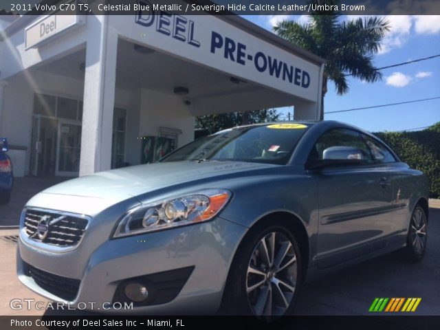 2011 Volvo C70 T5 in Celestial Blue Metallic