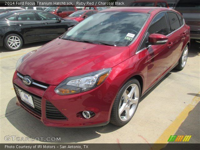 2014 Ford Focus Titanium Hatchback in Ruby Red