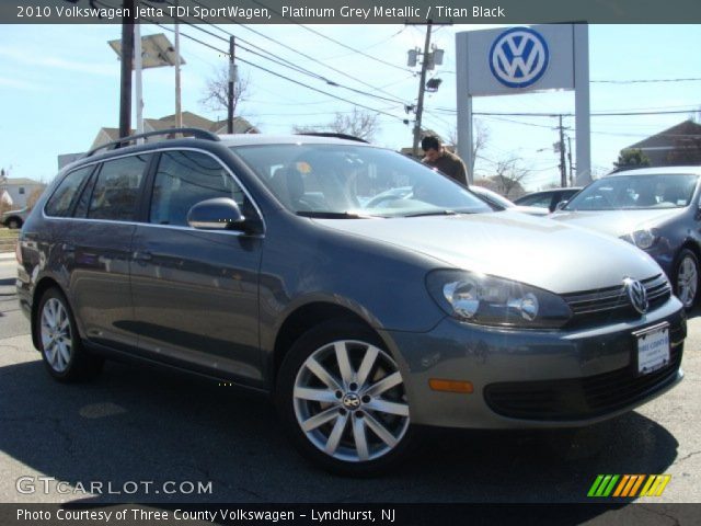 2010 Volkswagen Jetta TDI SportWagen in Platinum Grey Metallic