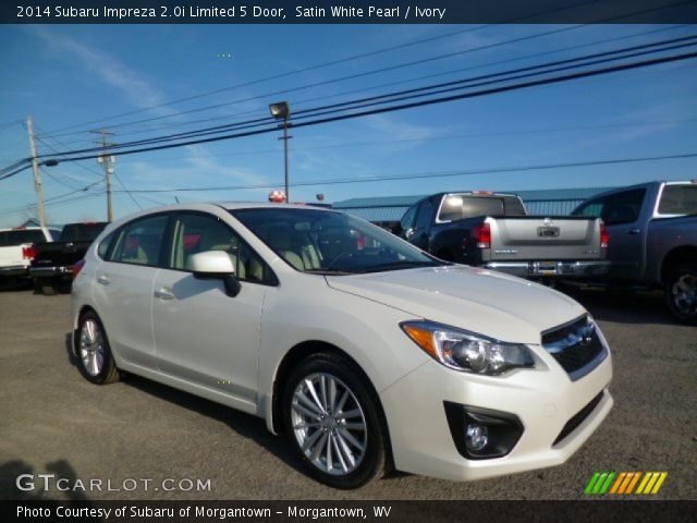 2014 Subaru Impreza 2.0i Limited 5 Door in Satin White Pearl