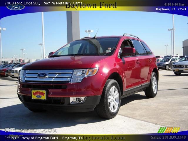 2008 Ford Edge SEL in Redfire Metallic