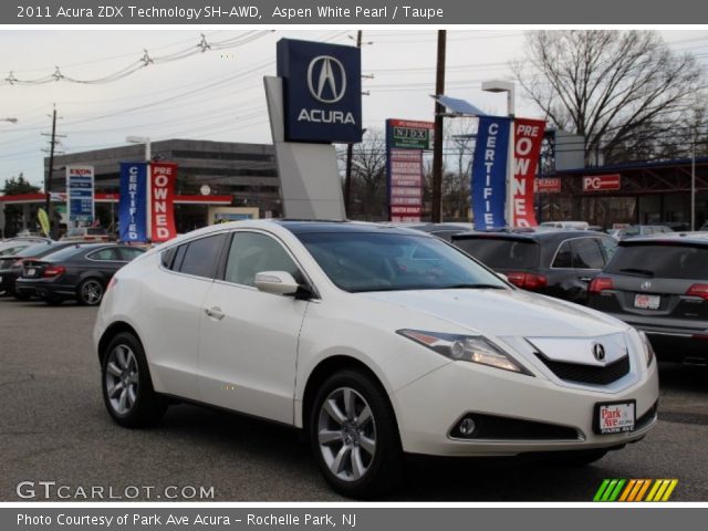 2011 Acura ZDX Technology SH-AWD in Aspen White Pearl
