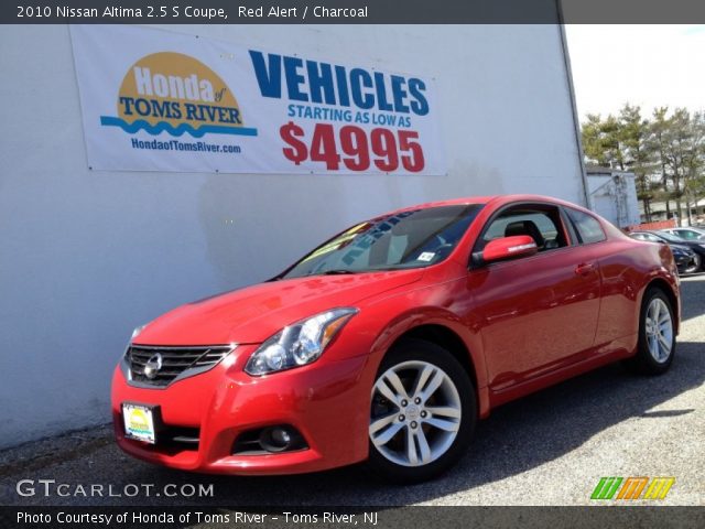 2010 Nissan Altima 2.5 S Coupe in Red Alert