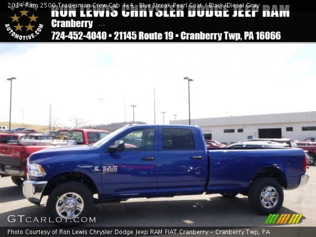 2014 Ram 2500 Tradesman Crew Cab 4x4 in Blue Streak Pearl Coat