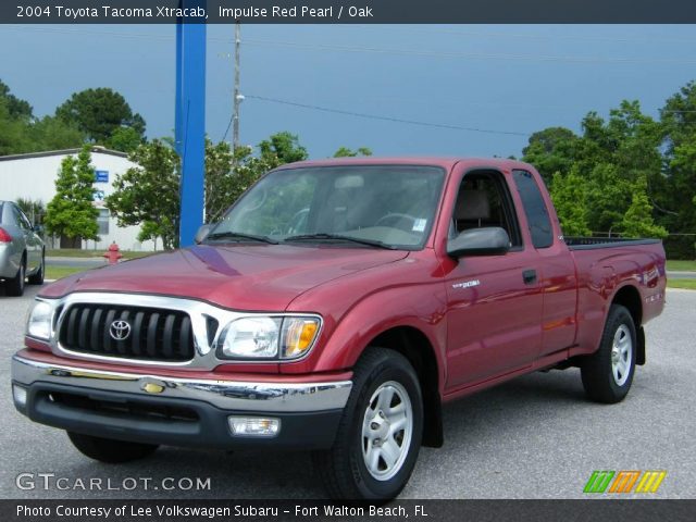 2004 Toyota Tacoma Xtracab in Impulse Red Pearl