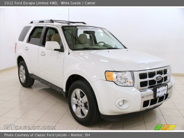 2012 Ford Escape Limited 4WD in White Suede