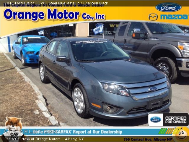 2011 Ford Fusion SE V6 in Steel Blue Metallic