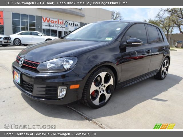 2012 Volkswagen GTI 4 Door in Deep Black Metallic