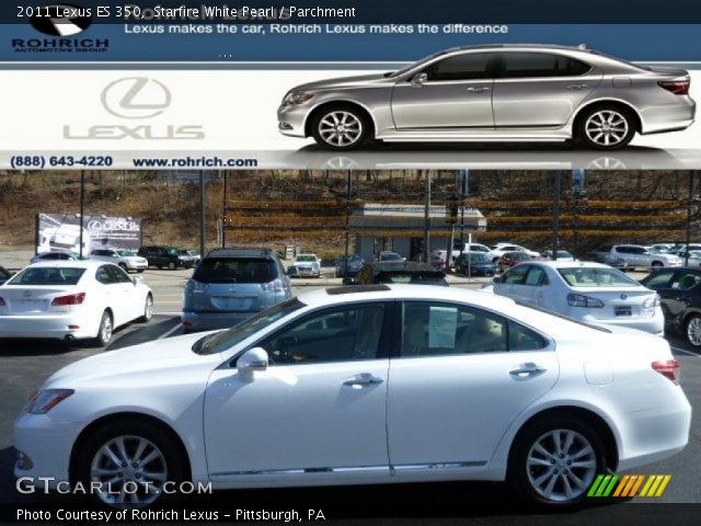 2011 Lexus ES 350 in Starfire White Pearl