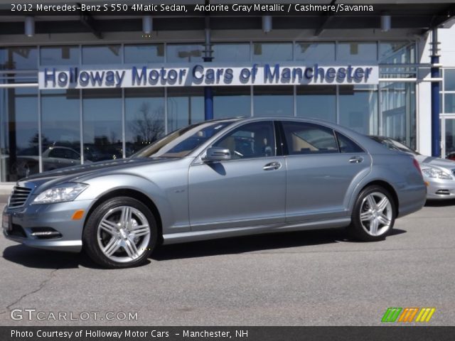 2012 Mercedes-Benz S 550 4Matic Sedan in Andorite Gray Metallic