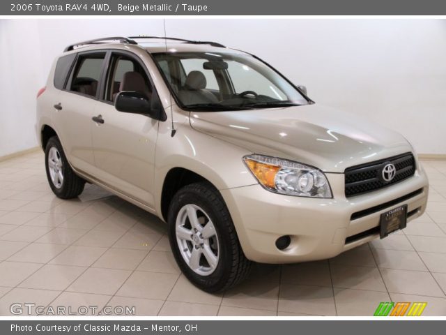 2006 Toyota RAV4 4WD in Beige Metallic