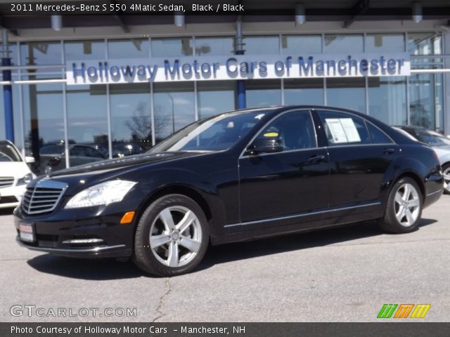 2011 Mercedes-Benz S 550 4Matic Sedan in Black