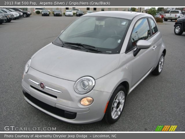 2013 Fiat 500 Pop in Argento (Silver)