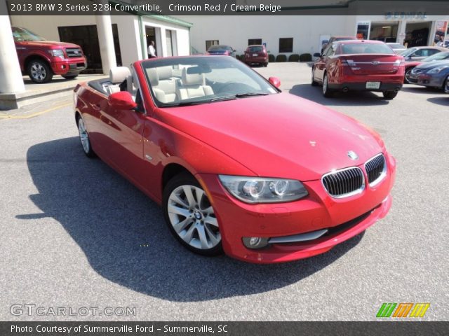 2013 BMW 3 Series 328i Convertible in Crimson Red