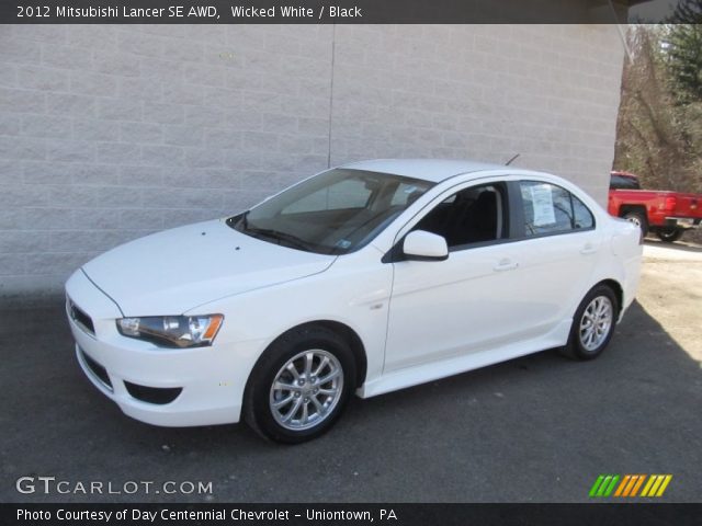 2012 Mitsubishi Lancer SE AWD in Wicked White