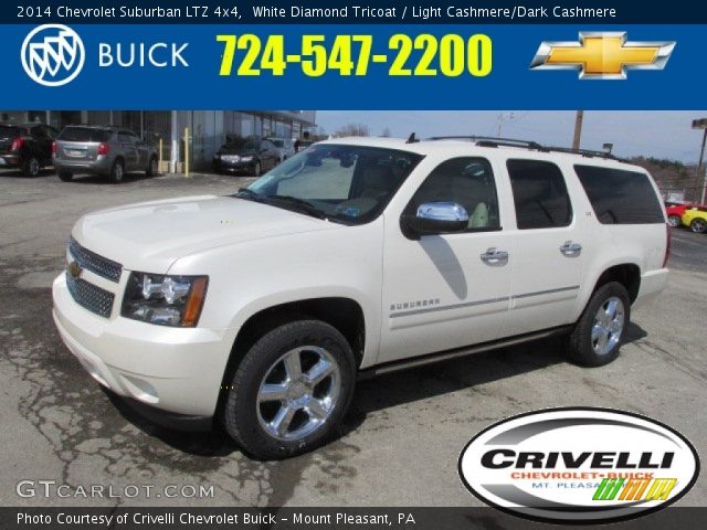 2014 Chevrolet Suburban LTZ 4x4 in White Diamond Tricoat
