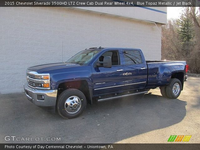 2015 Chevrolet Silverado 3500HD LTZ Crew Cab Dual Rear Wheel 4x4 in Blue Topaz Metallic