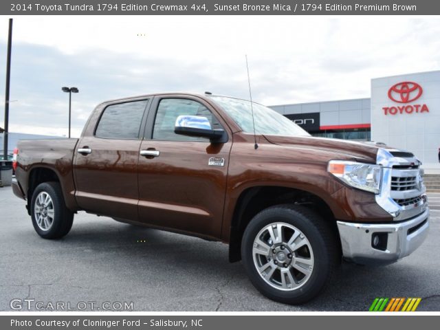 2014 Toyota Tundra 1794 Edition Crewmax 4x4 in Sunset Bronze Mica