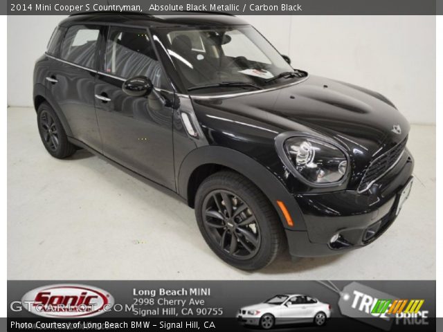 2014 Mini Cooper S Countryman in Absolute Black Metallic