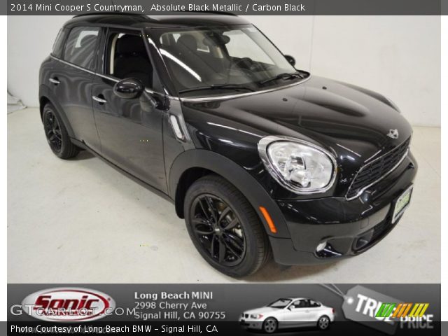 2014 Mini Cooper S Countryman in Absolute Black Metallic