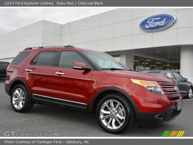 2014 Ford Explorer Limited in Ruby Red