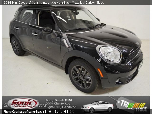 2014 Mini Cooper S Countryman in Absolute Black Metallic