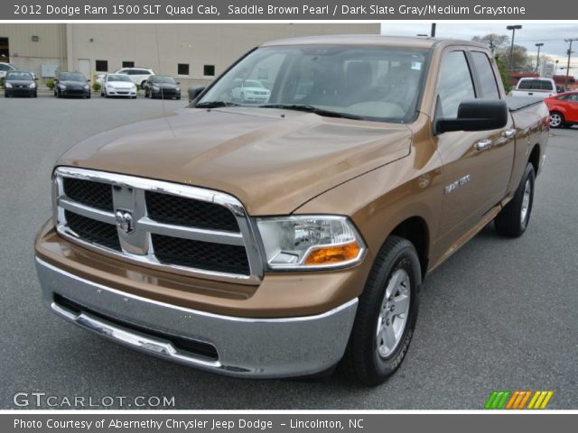 2012 Dodge Ram 1500 SLT Quad Cab in Saddle Brown Pearl