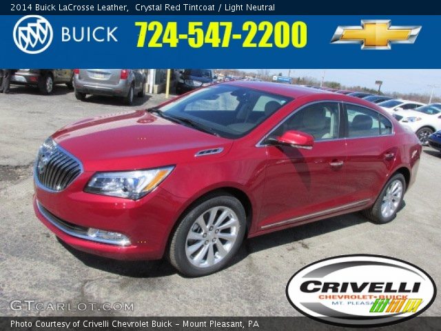 2014 Buick LaCrosse Leather in Crystal Red Tintcoat