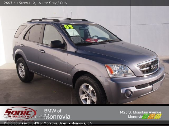 2003 Kia Sorento LX in Alpine Gray