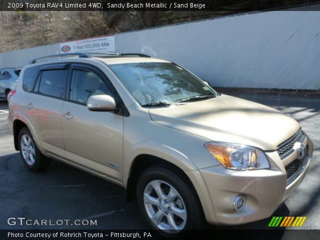 2009 Toyota RAV4 Limited 4WD in Sandy Beach Metallic