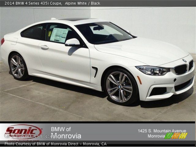 2014 BMW 4 Series 435i Coupe in Alpine White