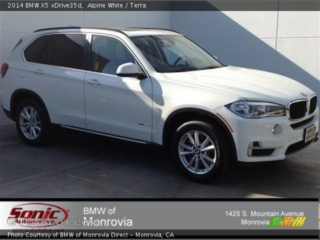 2014 BMW X5 xDrive35d in Alpine White