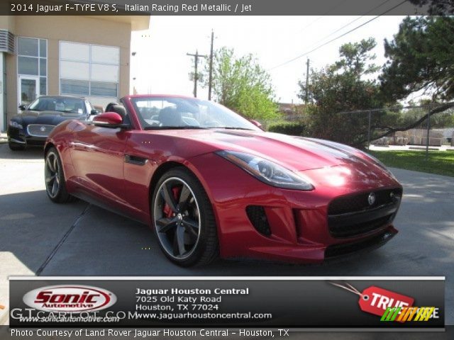 2014 Jaguar F-TYPE V8 S in Italian Racing Red Metallic