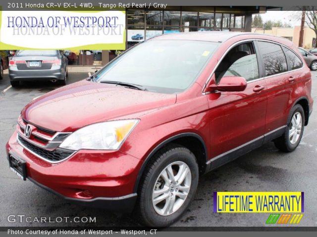 2011 Honda CR-V EX-L 4WD in Tango Red Pearl