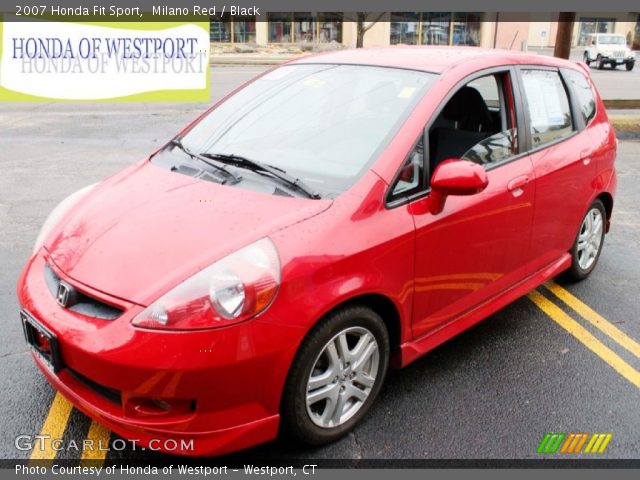 2007 Honda Fit Sport in Milano Red