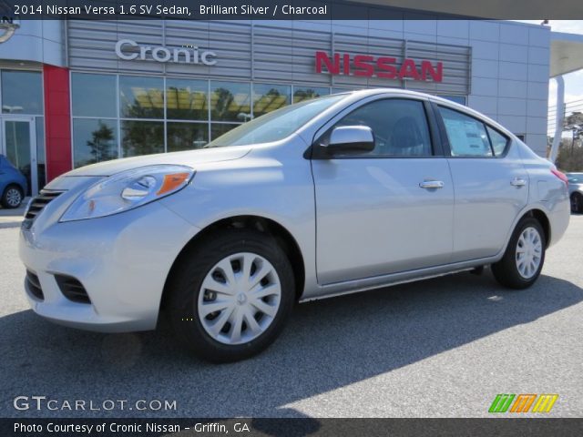 2014 Nissan Versa 1.6 SV Sedan in Brilliant Silver