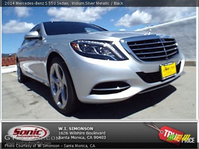 2014 Mercedes-Benz S 550 Sedan in Iridium Silver Metallic