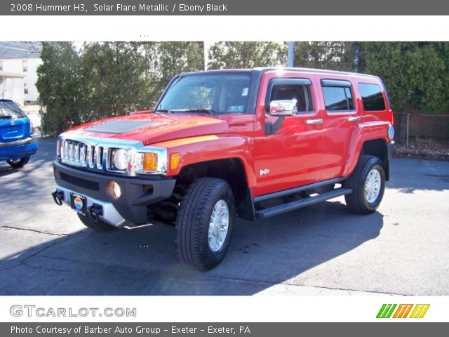 2008 Hummer H3  in Solar Flare Metallic