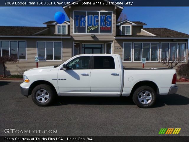 2009 Dodge Ram 1500 SLT Crew Cab 4x4 in Stone White