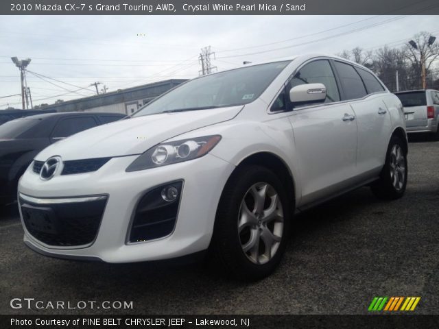 2010 Mazda CX-7 s Grand Touring AWD in Crystal White Pearl Mica